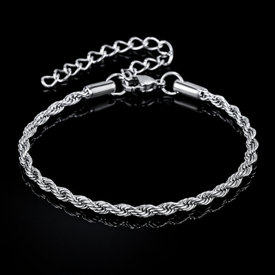 Bracciale Treccia Argento