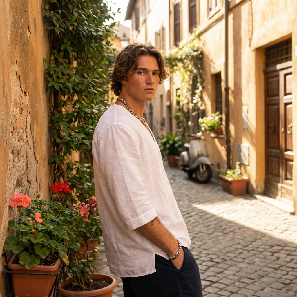 Collana Cubana Argento