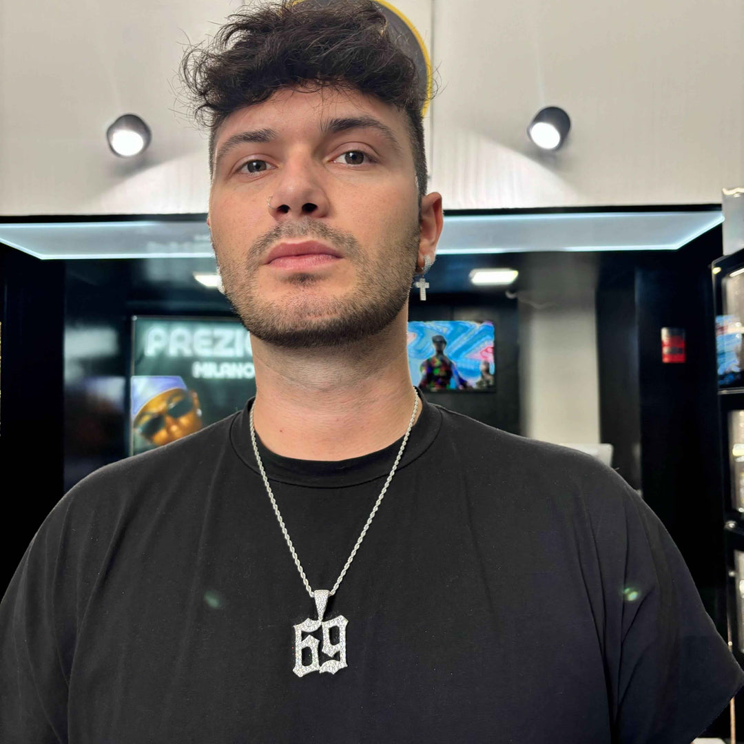 Ciondolo 69 Argento - Preziosi Milano 