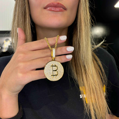 Ciondolo Bitcoin - Preziosi Milano 