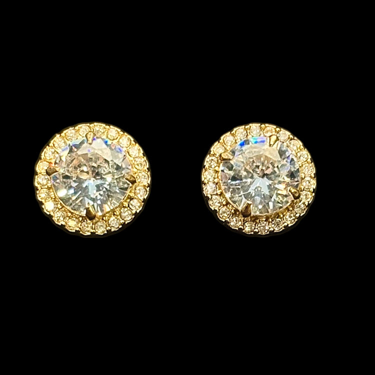 Orecchini Cristal Oro Acciaio - Preziosi Milano 