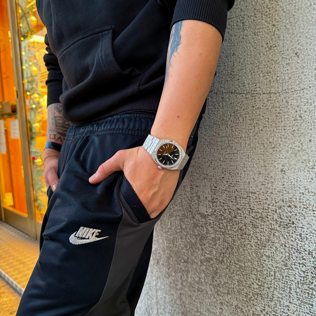 Preziosi Milano Galaxy Silver Black Stars 42mm