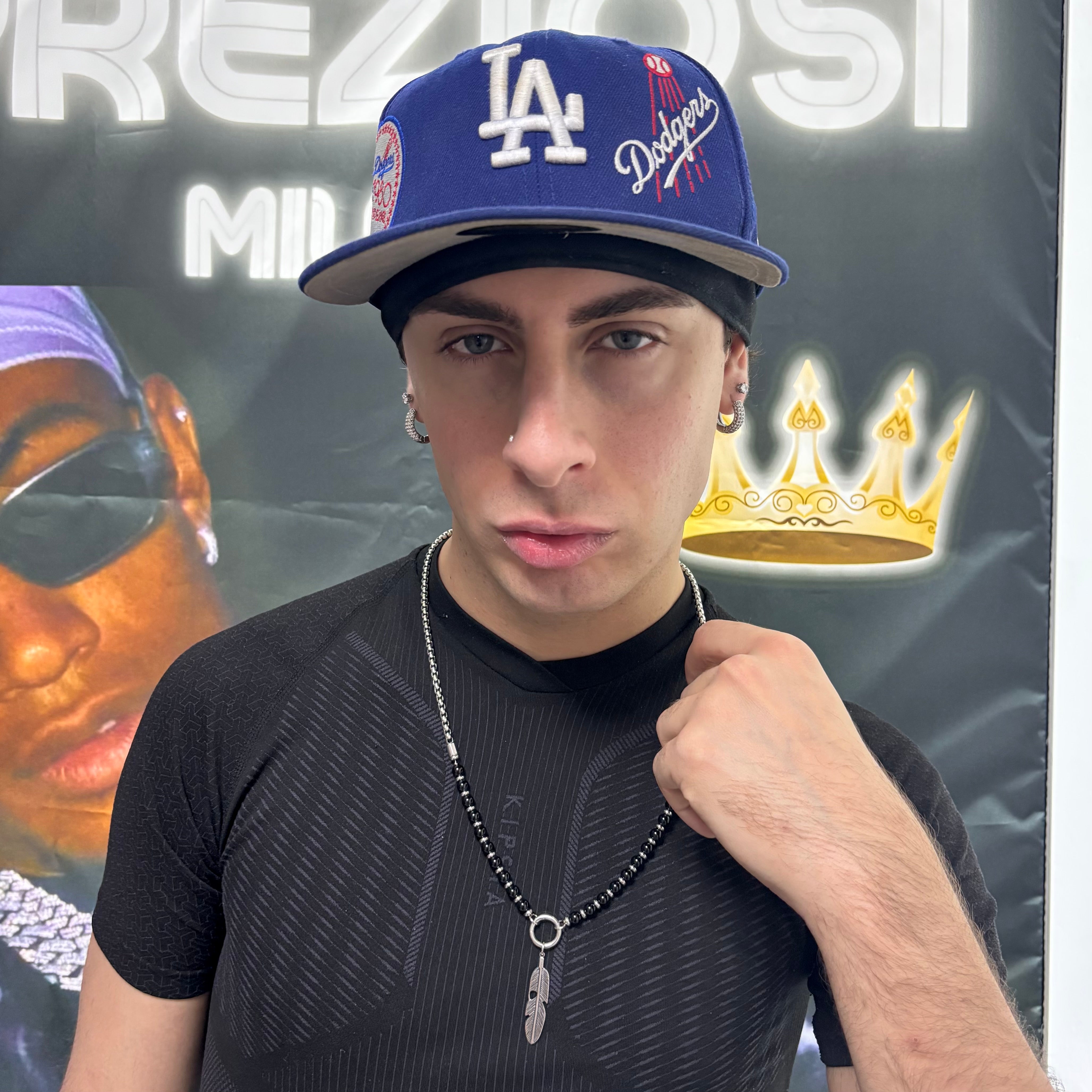 Collana Midnight Feather