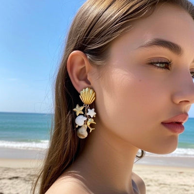 Collana Aurelia Ocean Charm + Orecchini Aurelia Sea Charm