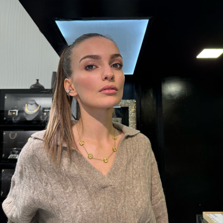 Collana Golden Flower - Preziosi Milano 