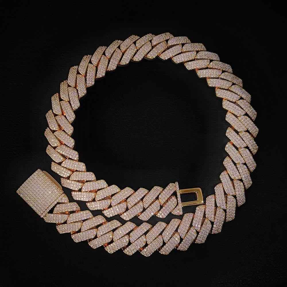 Collana Ice Trap Luxury Gold 19mm - Preziosi Milano 