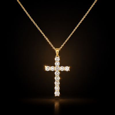 Collana Croce Light Oro