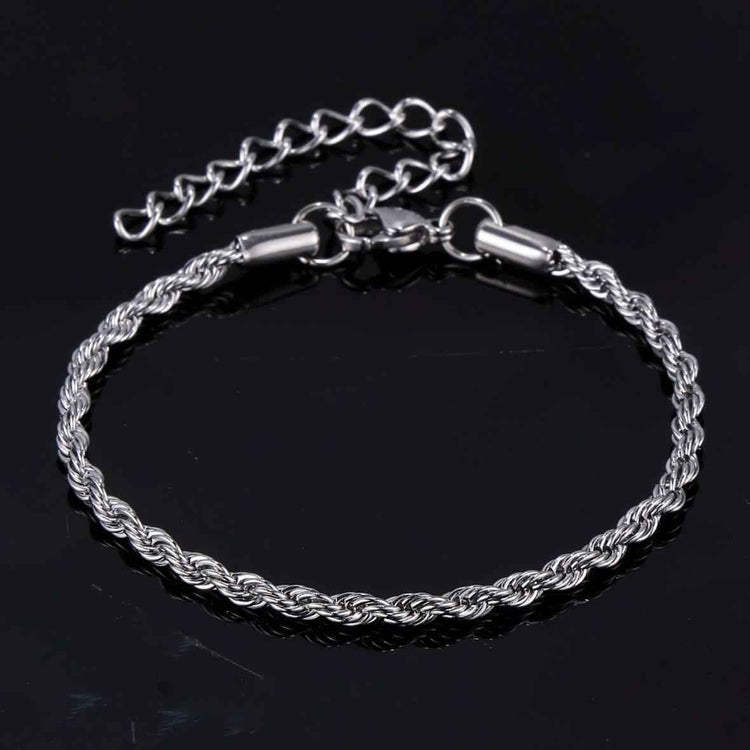 Bracciale Treccia Argento - Preziosi Milano 