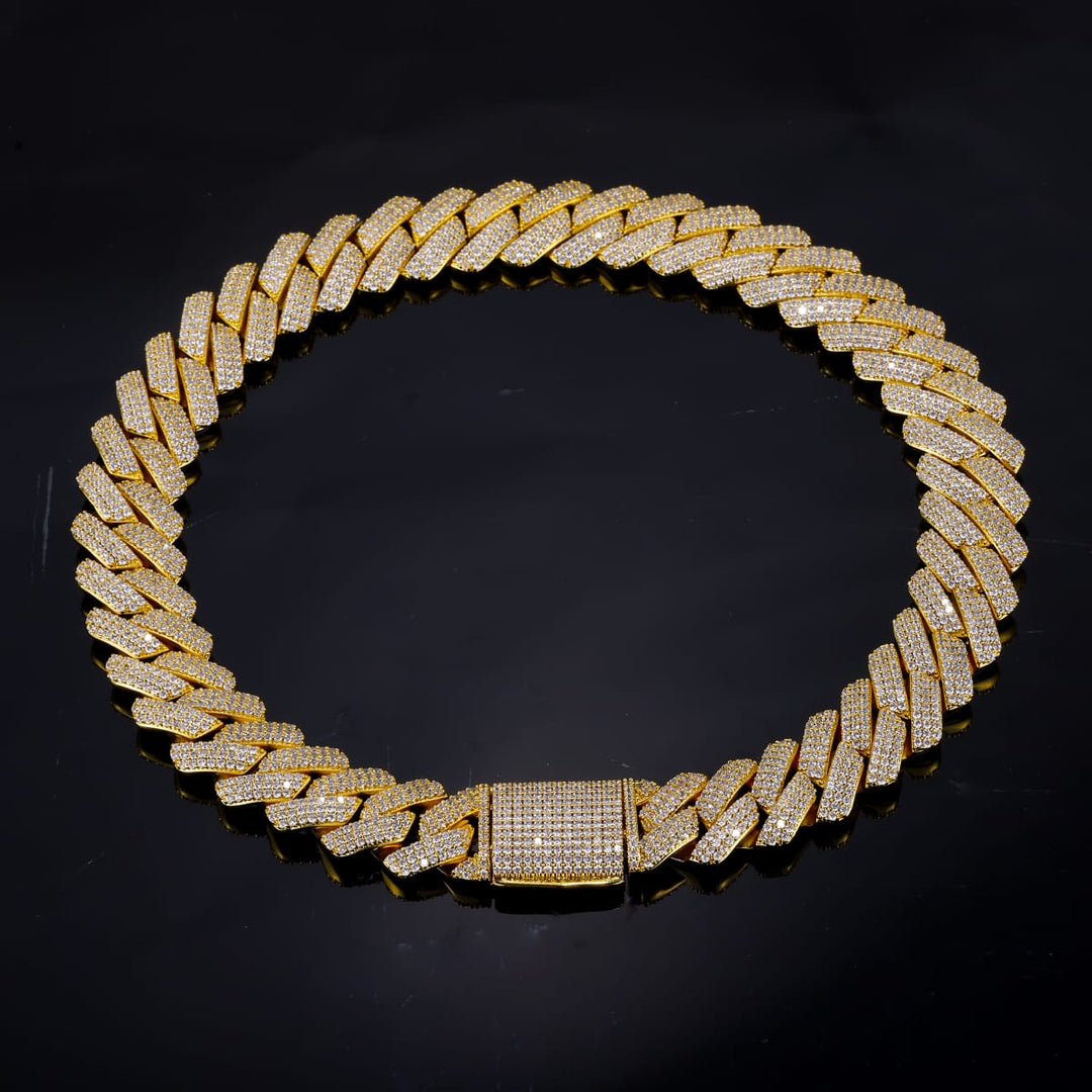 Collana Ice Trap Luxury Gold 14mm - Preziosi Milano 