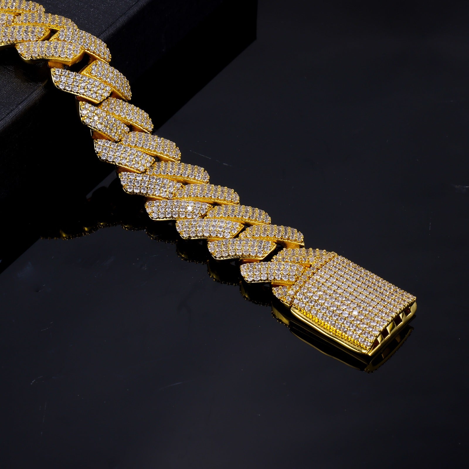 Collana Ice Trap Luxury Gold 14mm - Preziosi Milano