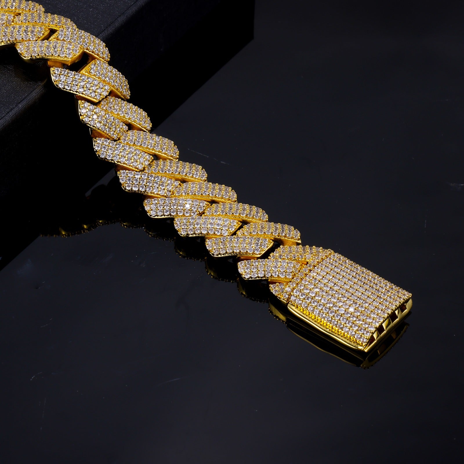 Collana Ice Trap Luxury Gold 14mm - Preziosi Milano 