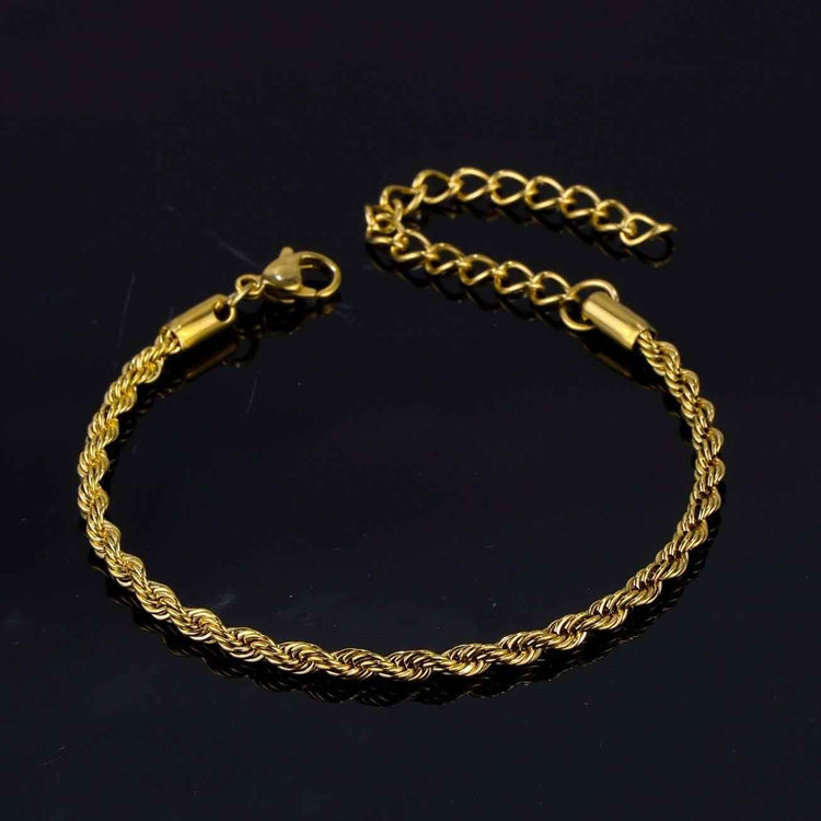 Bracciale Treccia Oro - Preziosi Milano 