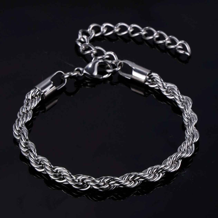 Bracciale Treccia Argento - Preziosi Milano 