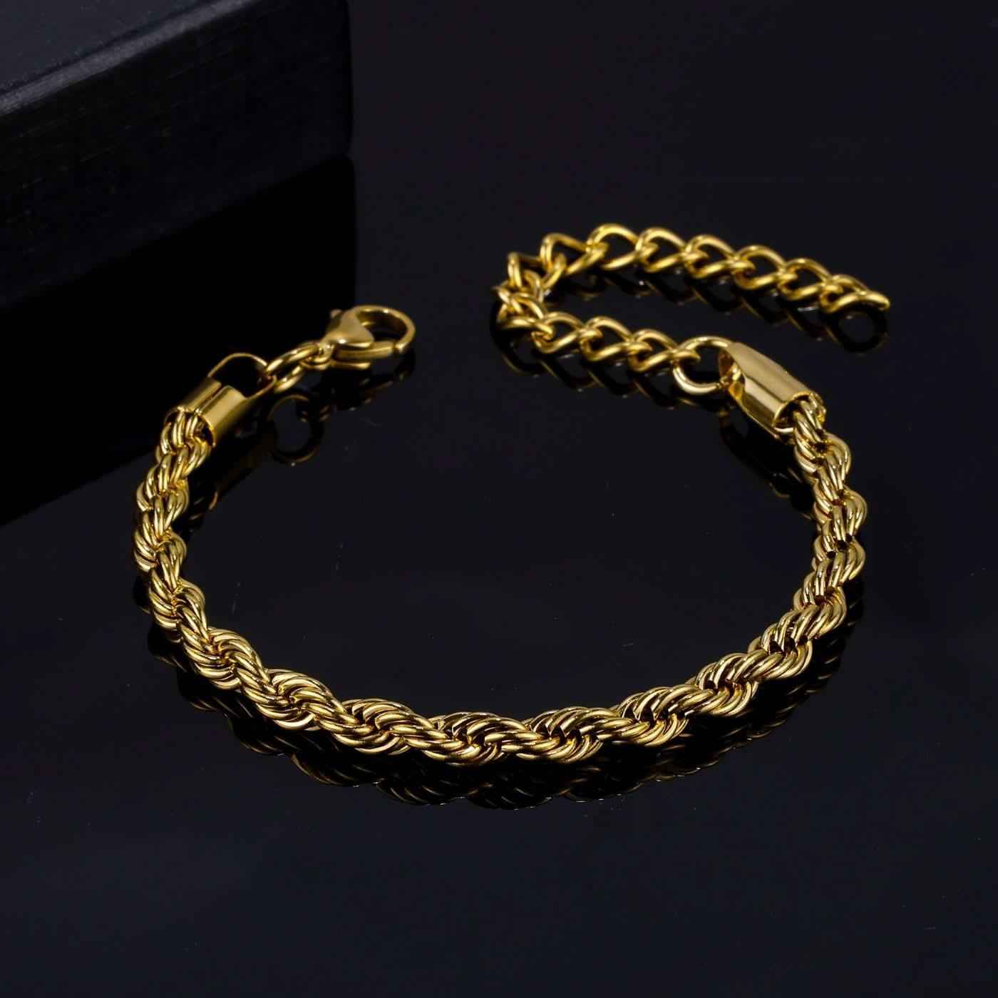 Bracciale Treccia Oro - Preziosi Milano 