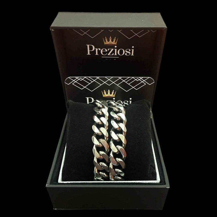 Collana Cubana Argento - Preziosi Milano 