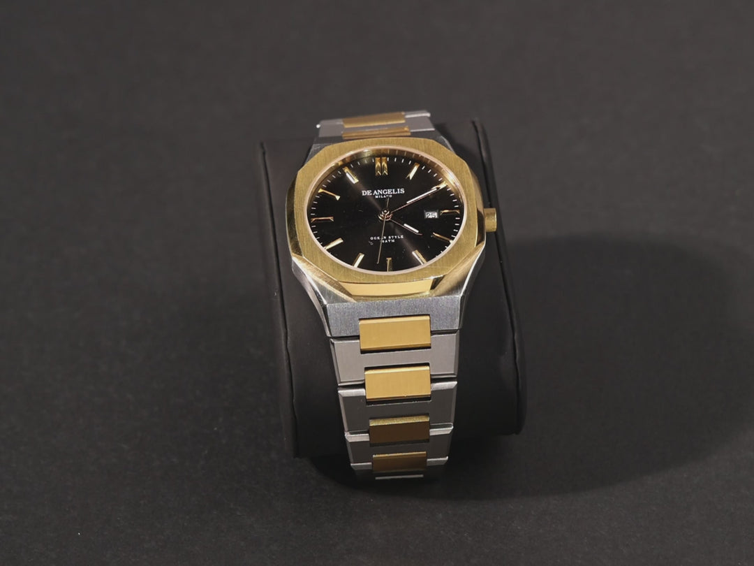 De Angelis Ocean Argent/Or Noir Sunray