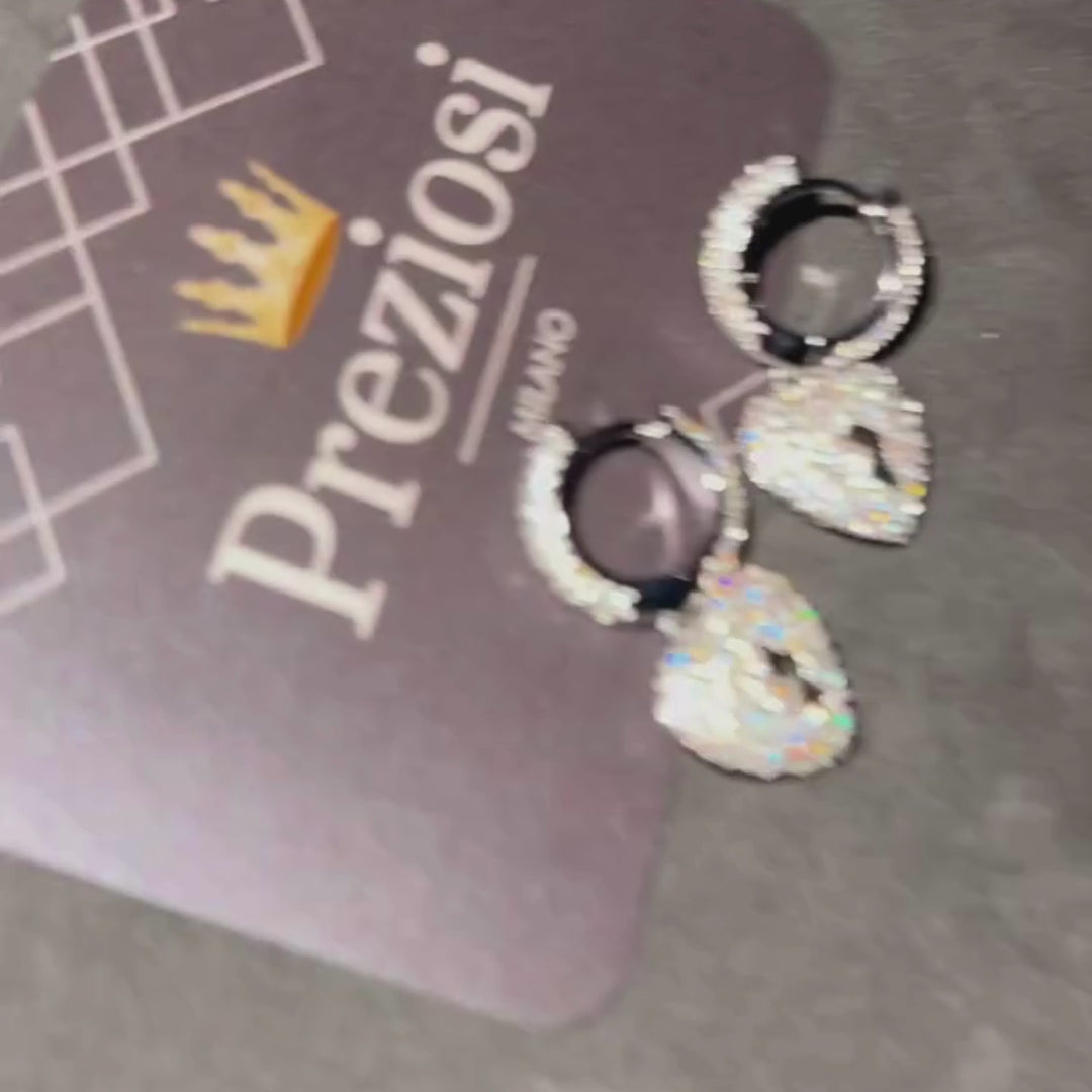 Orecchini Cuore Spezzato Luxury