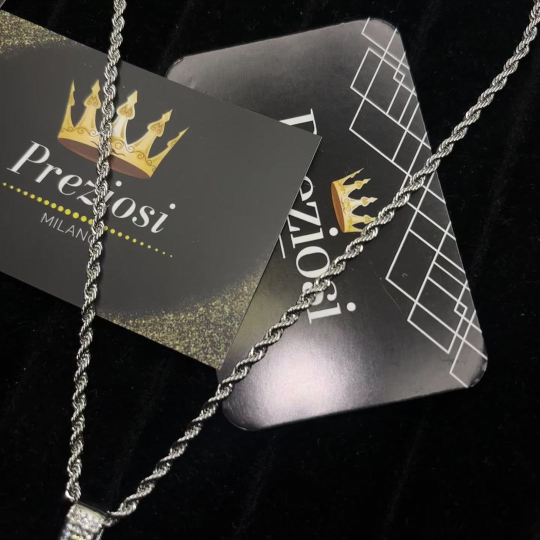 Pendentif Ice X Argent