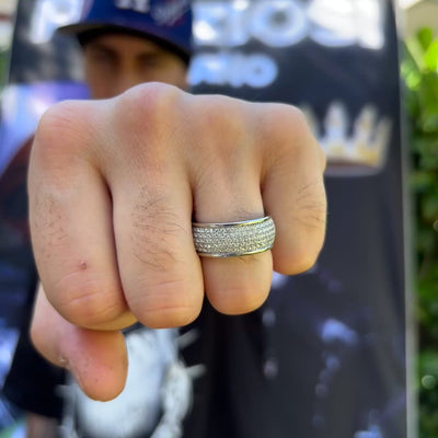 Anello Ice Argento