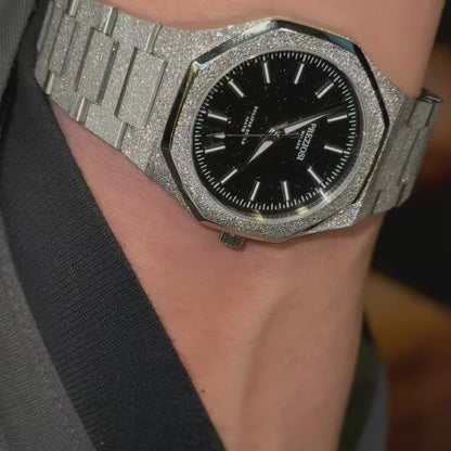 Preziosi Milano Eclipse Silver Black Stars 34mm