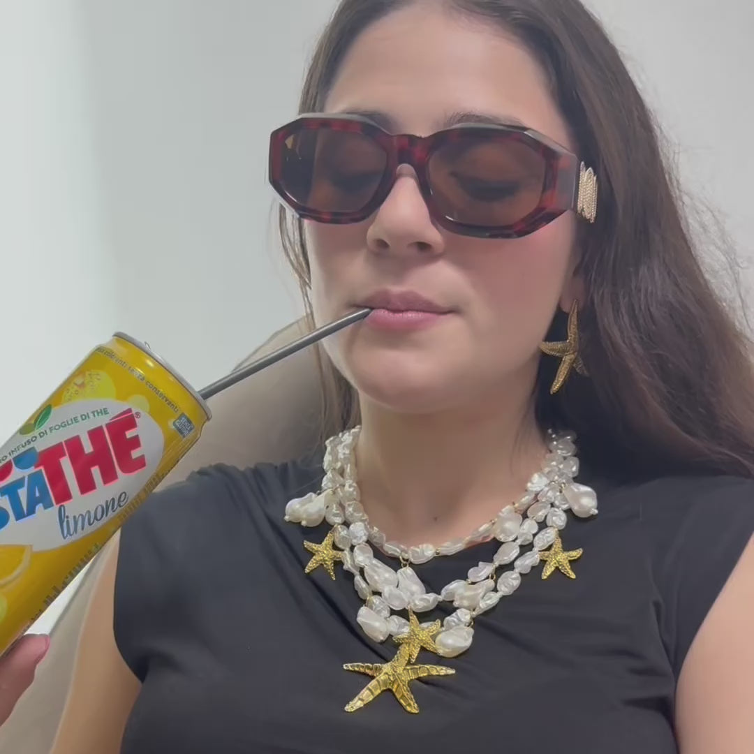 Carica il video: Collana Aurelia Starfall