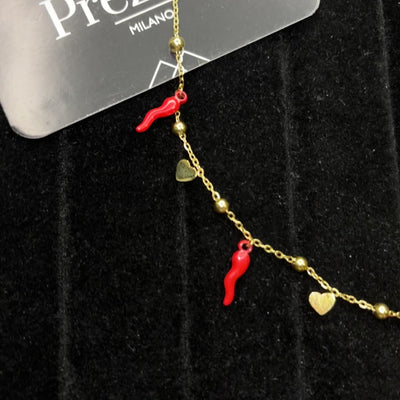 Collana Cornetto Peperoncino Fortuna Napoli