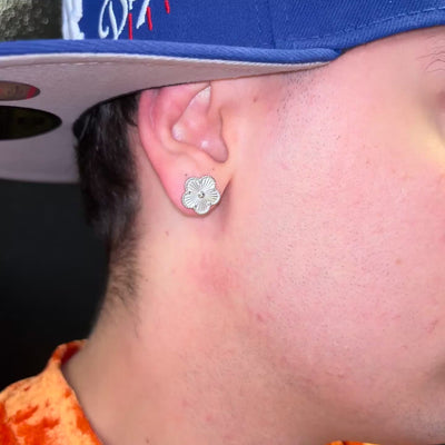 Orecchini Silver Flower