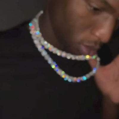 Collana Ice Style 11mm Argento 925