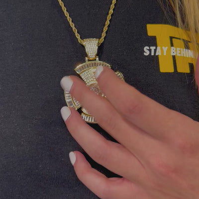 Ciondolo Rotating Cross