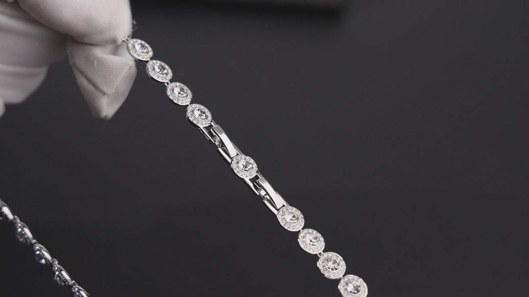 Collier Cristal Rhodié