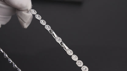Collier de luxe en cristal