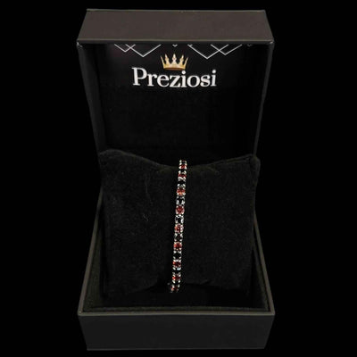 Bracciale Tennis Rosso Nero - Preziosi Milano 
