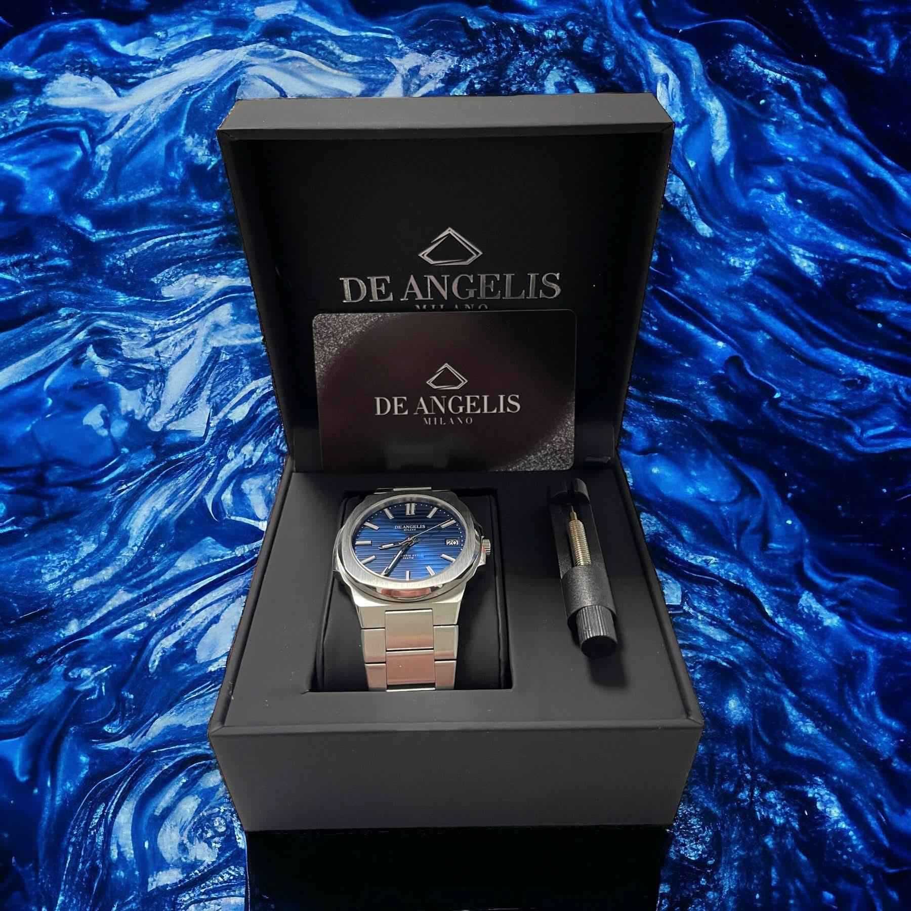 De Angelis Atlantic Silver Blu - De Angelis Milano