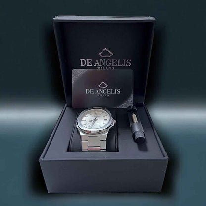 De Angelis Atlantic Silver Bianco Sunray - De Angelis Milano