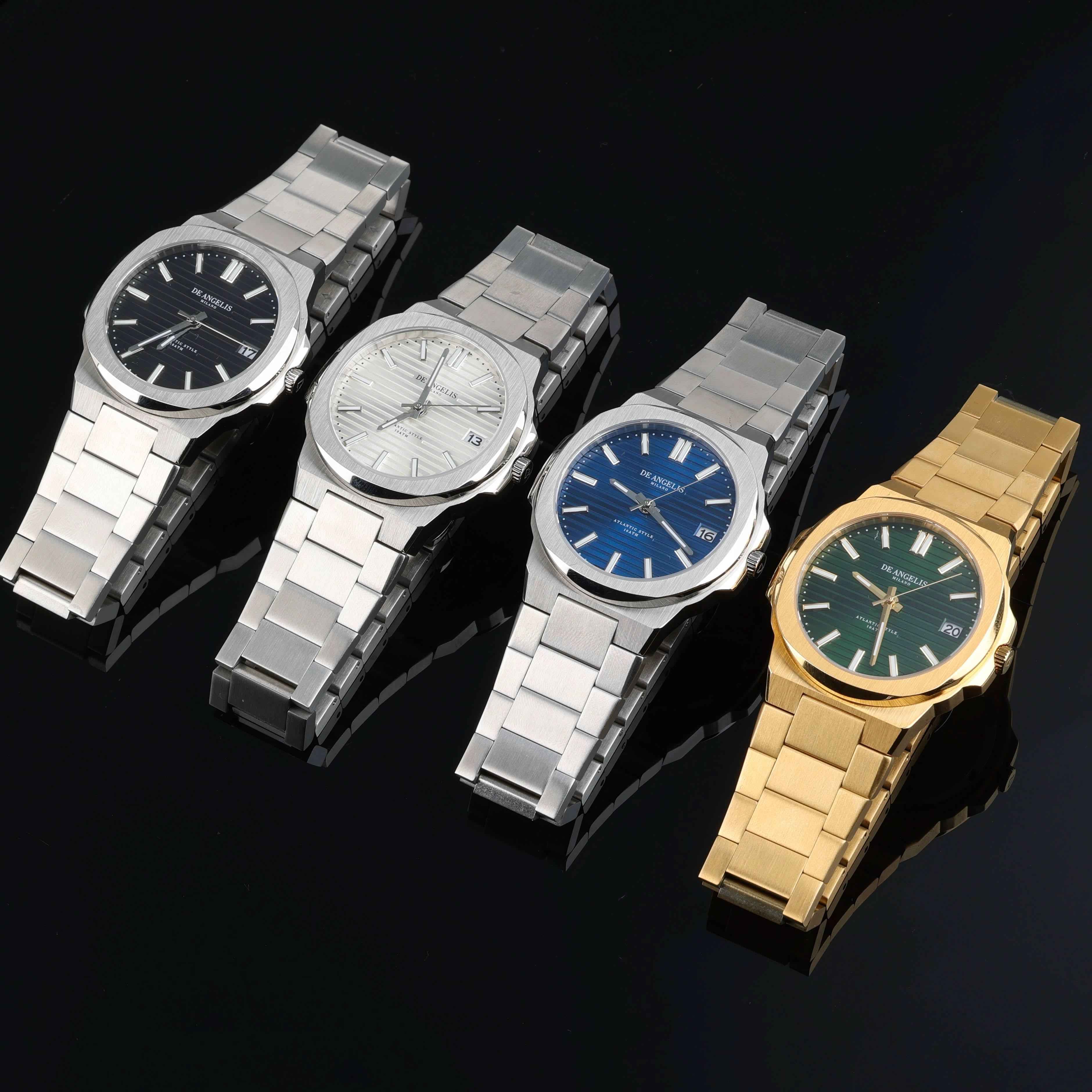 De Angelis Atlantic Silver Blu - Preziosi Milano 