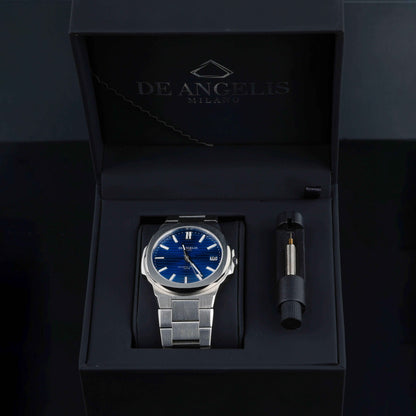 De Angelis Atlantic Silver Blu - Preziosi Milano 