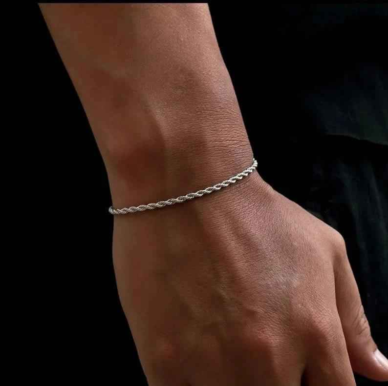 Bracciale Treccia Argento - Preziosi Milano bracciale