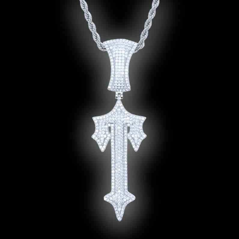 Collana Trapstar Luxury - Preziosi Milano Ciondolo Trapstar + Collana treccia