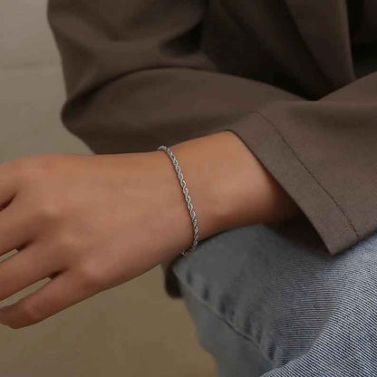 Bracciale Treccia Argento - Preziosi Milano bracciale