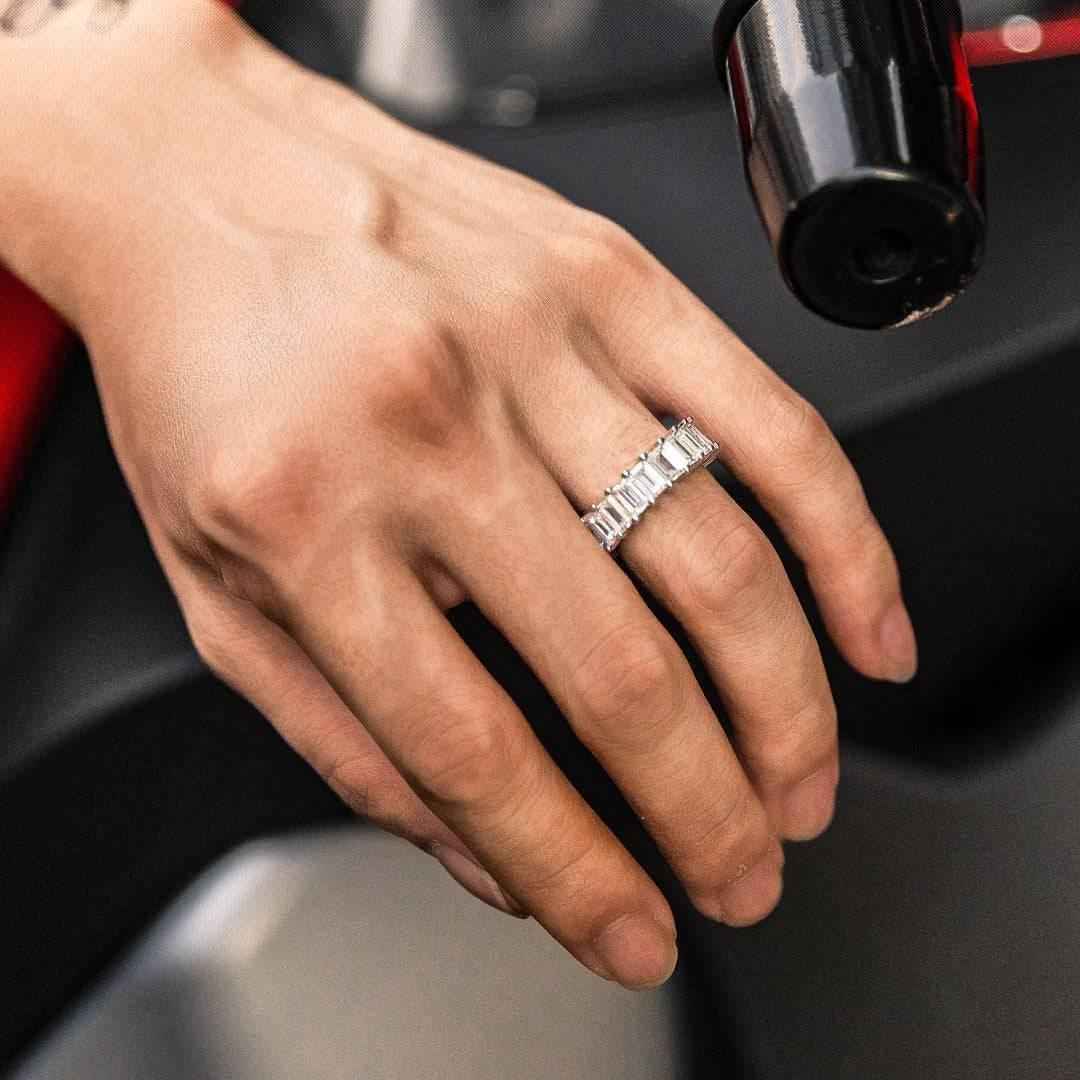 Anello Diamond Argento | Anello Diamond Da Uomo | Preziosi Milano