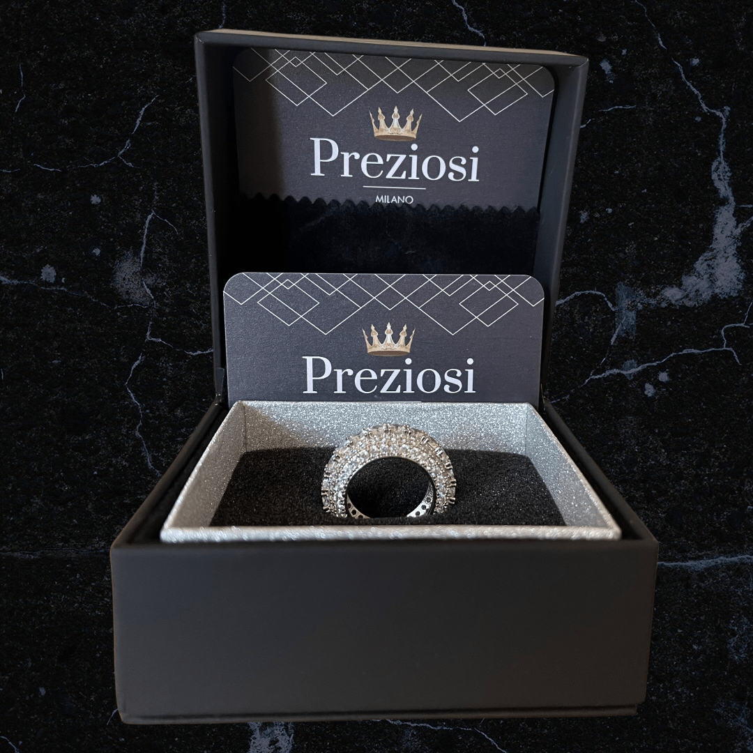 Anello a Fascia in Cristallo | Preziosi Milano