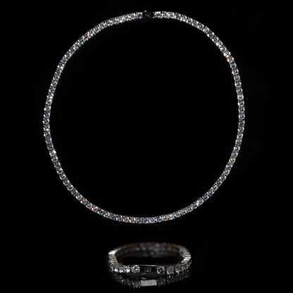 Bracciale Tennis Di Lusso | Rhodium Tennis Bracelet | Preziosi Milano