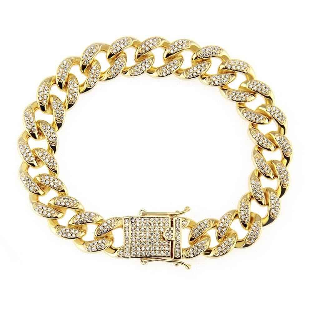 Bracciale Cool Oro | Bracciale Da Uomo Con Diamanti | Preziosi Milano