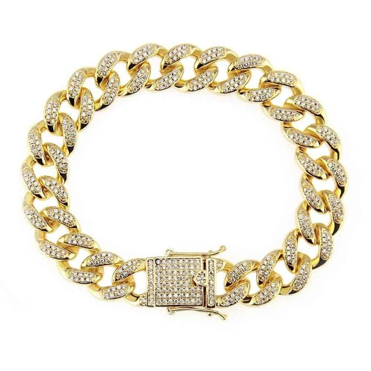 Bracciale Cool Oro | Bracciale Da Uomo Con Diamanti | Preziosi Milano