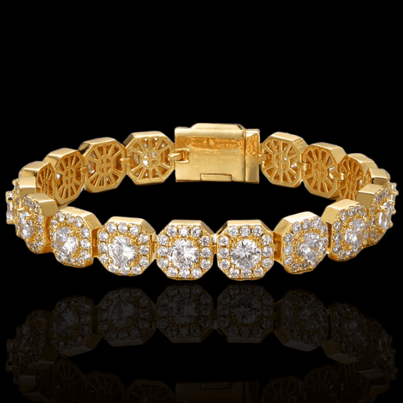 Bracciale in Oro Di Lusso | Bracciale Placcato Oro | Preziosi Milano
