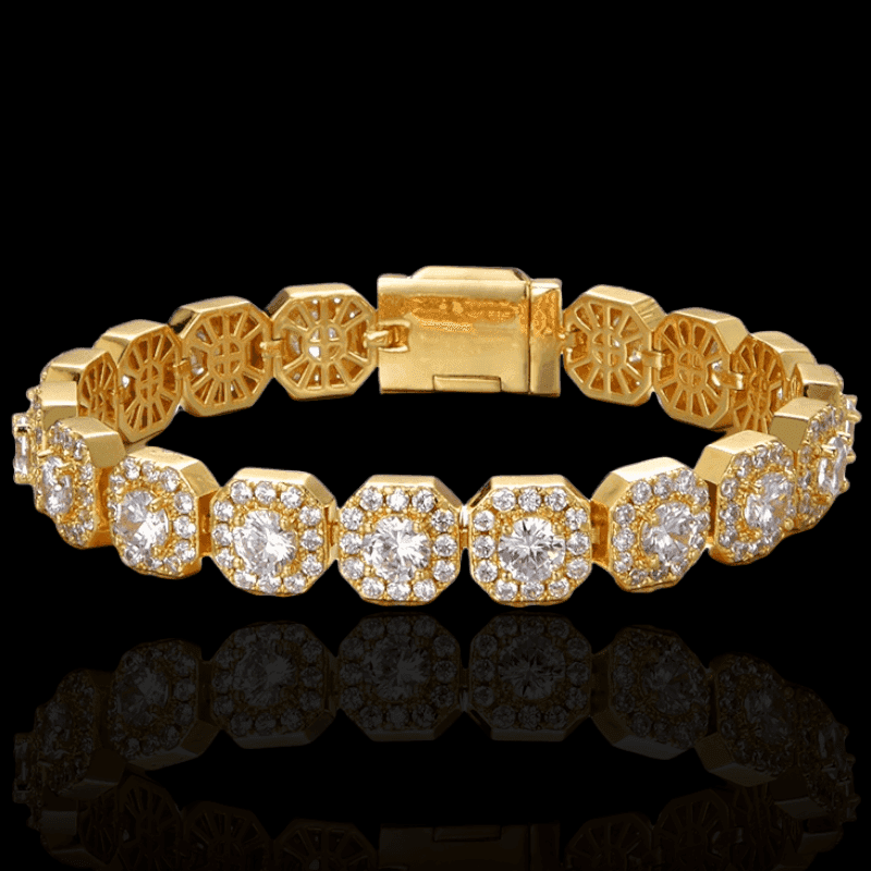 Bracciale in Oro Di Lusso | Bracciale Placcato Oro | Preziosi Milano