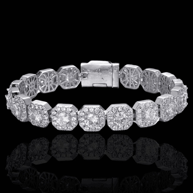 Bracciale Ice Style Rhodium | Bracciale Rap Trap | Preziosi Milano