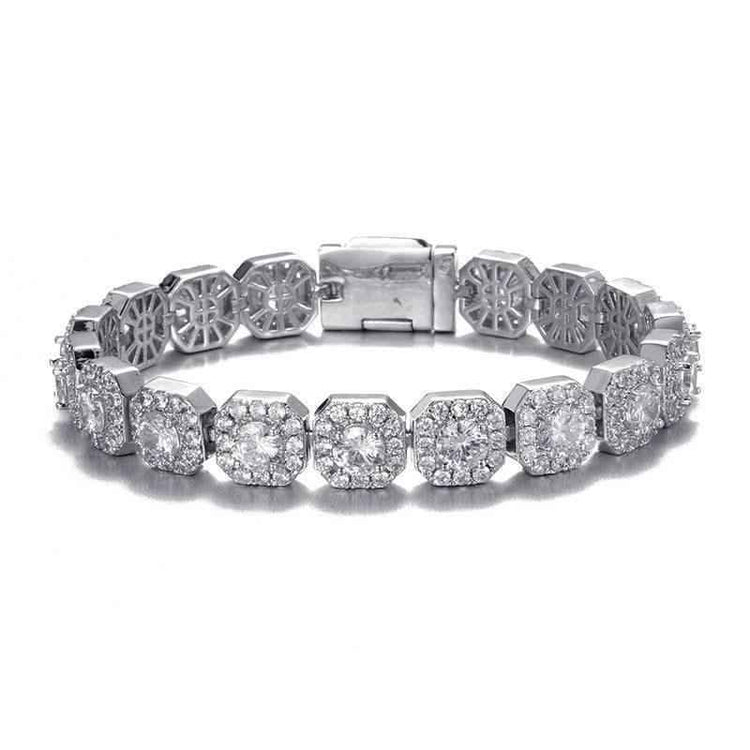 Bracciale Ice Style Rhodium | Bracciale Rap Trap | Preziosi Milano