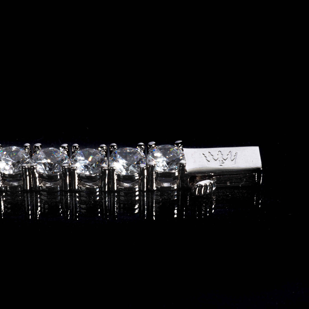 Bracciale Tennis Luxury Rhodium - Preziosi Milano