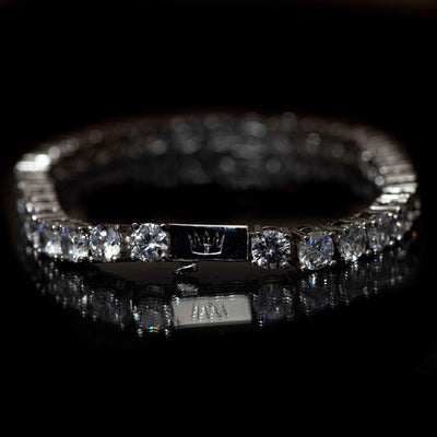 Bracciale Tennis Luxury Rhodium - Preziosi Milano